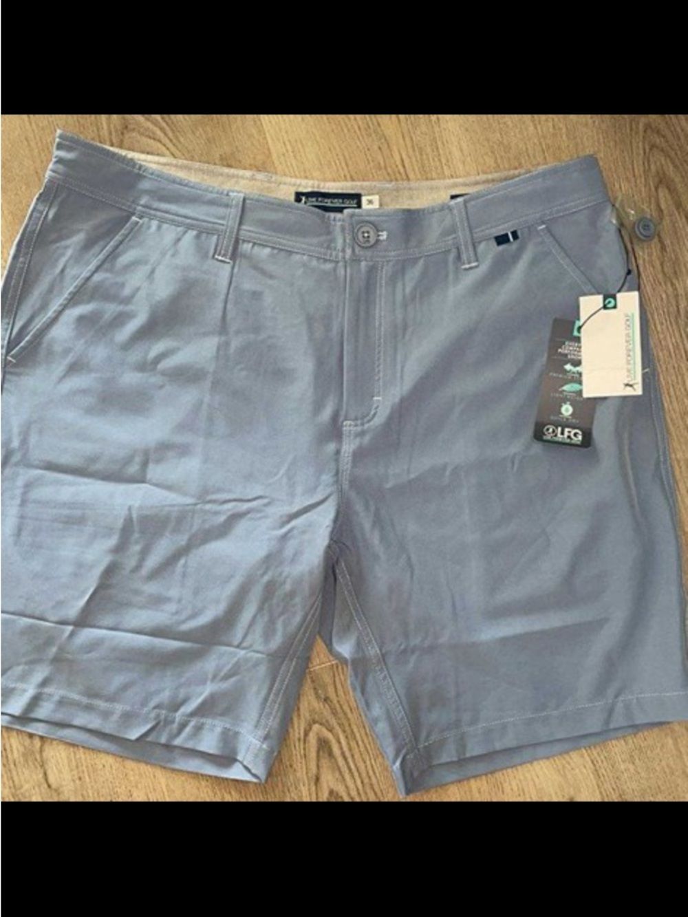LIVE FOREVER GOLF LFG size 36 Navy Blue Cargo Golf Shorts New with tags